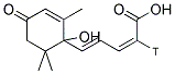 (+/-) ABSCISIC ACID, [3H(G)] Struktur