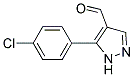 5-(4-CHLOROPHENYL)-1H-PYRAZOLE-4-CARBALDEHYDE Struktur