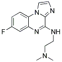 N'-(7-FLUOROIMIDAZO[1,2-A]QUINOXALIN-4-YL)-N,N-DIMETHYLETHANE-1,2-DIAMINE Struktur