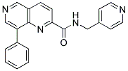 8-PHENYL-N-(PYRIDIN-4-YLMETHYL)-1,6-NAPHTHYRIDINE-2-CARBOXAMIDE Struktur