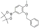 3-BENZYLOXY-4-METHOXYBORONIC ACID, PINACOL ESTER Struktur