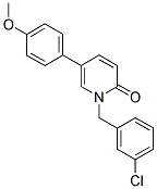 1-(3-CHLOROBENZYL)-5-(4-METHOXYPHENYL)PYRIDIN-2(1H)-ONE Struktur