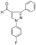 1-(4-FLUOROPHENYL)-3-PHENYL-1H-PYRAZOLE-4-CARBALDEHYDE Struktur