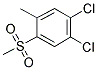 1,2-DICHLORO-4-METHYL-5-(METHYLSULFONYL)BENZENE Struktur