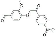 3-METHOXY-4-[2-(4-NITRO-PHENYL)-2-OXO-ETHOXY]-BENZALDEHYDE Struktur