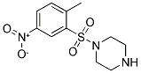 1-[(2-METHYL-5-NITROPHENYL)SULFONYL]PIPERAZINE Struktur