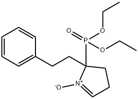 2-(DIETHOXYPHOSPHORYL)-2-PHENETHYL-3,4-DIHYDRO-2H-PYRROLE 1-OXIDE Struktur