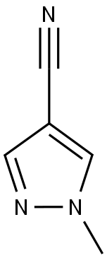 1-METHYL-1H-PYRAZOLE-4-CARBONITRILE Struktur