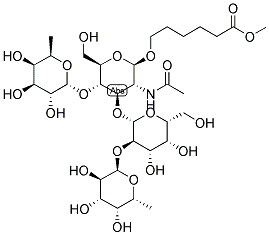 LEWISB TETRASACCHARIDE ESTER Struktur