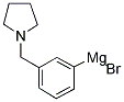 (3-(1-PYRROLIDINYLMETHYL)PHENYL)MAGNESIUM BROMIDE Struktur