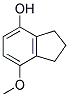 4-HYDROXY-7-METHOXYINDAN Struktur