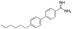 4'-HEXYL-BIPHENYL-4-CARBOXAMIDINE Struktur