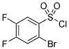 2-BROMO-4,5-DIFLUOROBENZENESULPHONYL CHLORIDE Struktur