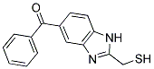 [2-(MERCAPTOMETHYL)-1H-BENZIMIDAZOL-5-YL](PHENYL)METHANONE Struktur