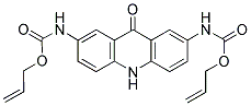 2,7-BIS(ALLOXYCARBONYLAMINO)-9(10H)ACRIDINE Struktur