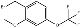 2-METHOXY-4-(TRIFLUOROMETHOXY)BENZYL BROMIDE Struktur