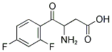 3-AMINO-4-(2,4-DIFLUORO-PHENYL)-4-OXO-BUTYRIC ACID Struktur