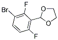 2-(3-BROMO-2,6-DIFLUOROPHENYL)-1,3-DIOXOLANE Struktur