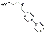 3-((1,1'-BIPHENYL-4-YLMETHYL)AMINO)PROPAN-1-OL Struktur