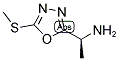 1-(5-METHYLSULFANYL-[1,3,4]OXADIAZOL-2-YL)-ETHYLAMINE Struktur