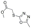 METHYL [(5-METHYL-1,3,4-OXADIAZOL-2-YL)SULFANYL]ACETATE Struktur