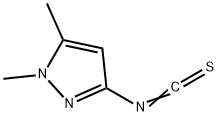 3-ISOTHIOCYANATO-1,5-DIMETHYL-1H-PYRAZOLE Struktur