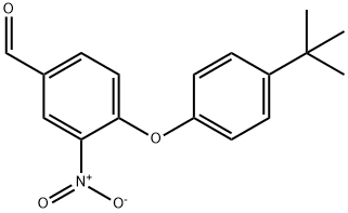 4-(4-TERT-BUTYL-PHENOXY)-3-NITRO-BENZALDEHYDE Struktur