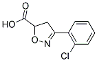 3-(2-CHLORO-PHENYL)-4,5-DIHYDRO-ISOXAZOLE-5-CARBOXYLIC ACID Struktur