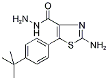 2-AMINO-5-[4-(TERT-BUTYL)PHENYL]-1,3-THIAZOLE-4-CARBOHYDRAZIDE Struktur