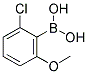 2-CHLORO-6-METHOXYPHENYLBORONIC ACID Struktur