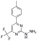 (4-P-TOLYL-6-TRIFLUOROMETHYL-PYRIMIDIN-2-YL)-HYDRAZINE Struktur