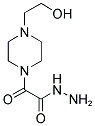 [4-(2-HYDROXY-ETHYL)-PIPERAZIN-1-YL]-OXO-ACETIC ACID HYDRAZIDE Struktur