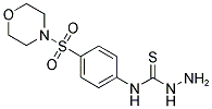 N-[4-(MORPHOLIN-4-YLSULFONYL)PHENYL]HYDRAZINECARBOTHIOAMIDE Struktur