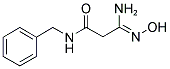 N-BENZYL-2-(N-HYDROXYCARBAMIMIDOYL)-ACETAMIDE Struktur