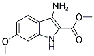 3-AMINO-6-METHOXY-1H-INDOLE-2-CARBOXYLIC ACID METHYL ESTER Struktur