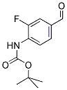 (2-FLUORO-4-FORMYL-PHENYL)-CARBAMIC ACID TERT-BUTYL ESTER Struktur