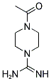 4-ACETYL-PIPERAZINE-1-CARBOXAMIDINE Struktur