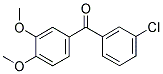 3-CHLORO-3',4'-DIMETHOXYBENZOPHENONE Struktur