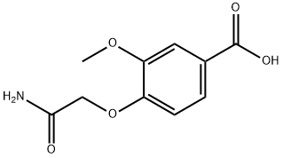 4-(2-AMINO-2-OXOETHOXY)-3-METHOXYBENZOIC ACID Struktur