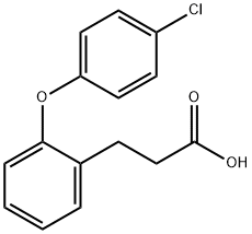 3-[2-(4-CHLOROPHENOXY)PHENYL]PROPANOIC ACID Struktur