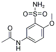 N-(4-METHOXY-3-SULFAMOYL-PHENYL)-ACETAMIDE Struktur