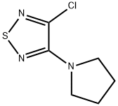 3-CHLORO-4-PYRROLIDIN-1-YL-[1,2,5]THIADIAZOLE Struktur