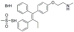 N-DESMETHYLTAMOXIFEN METHANETHIOSULFONATE HYDROBROMIDE Struktur