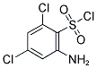 2-AMINO-4,6-DICHLORO-BENZENESULFONYL CHLORIDE Struktur