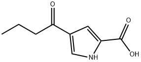 4-BUTYRYL-1H-PYRROLE-2-CARBOXYLIC ACID Struktur