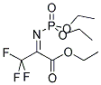 ETHYL 2-[DIETHOXY-PHOSPHORYLIMINO]-3,3,3-TRIFLUORO-PROPIONATE Struktur