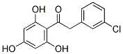 2(3'-CHLOROPHENYL)-2',4',6'-TRIHYDROXYACETOPHENONE Struktur