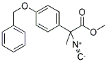 METHYL-2-ISOCYANO-2-(4-BENZYLOXYPHENYL)-PROPIONATE Struktur