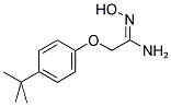 2-[4-(TERT-BUTYL)PHENOXY]-N'-HYDROXYETHANIMIDAMIDE Struktur