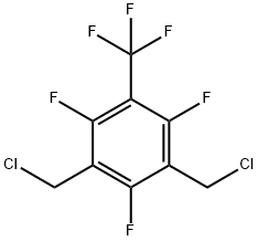 3,5-BIS(CHLOROMETHYL)-2,4,6-TRIFLUOROBENZOTRIFLUORIDE Struktur